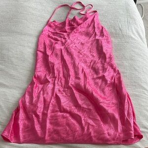 Zara Size S Pink Strappy Dress